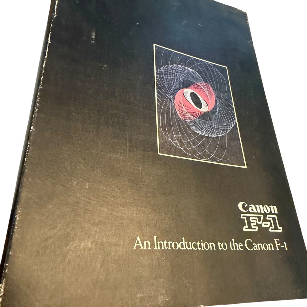 Canon F-1 An Introduction to the Canon F-1 Guide Book Vintage 1972 Manual Good